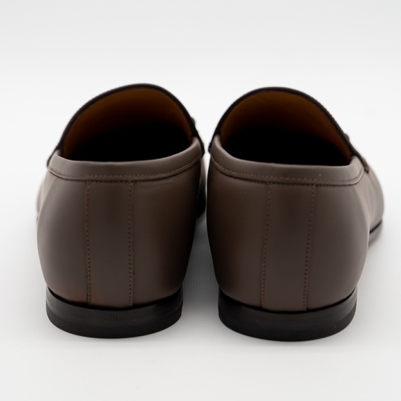 size 7.5G 8 US Gucci 100 Anniversary Loafers Horsebit Jordaan Brown Leather main image 6